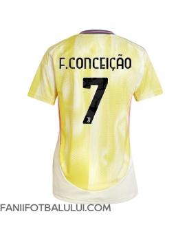 Juventus Francisco Conceicao #7 Tricou Fotbal Replică 2024-25 Femei Deplasare